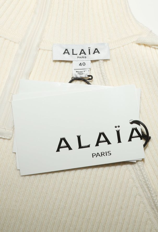 Alaïa F/W 2023 Asymmetrical Ribbed Sweater - 5