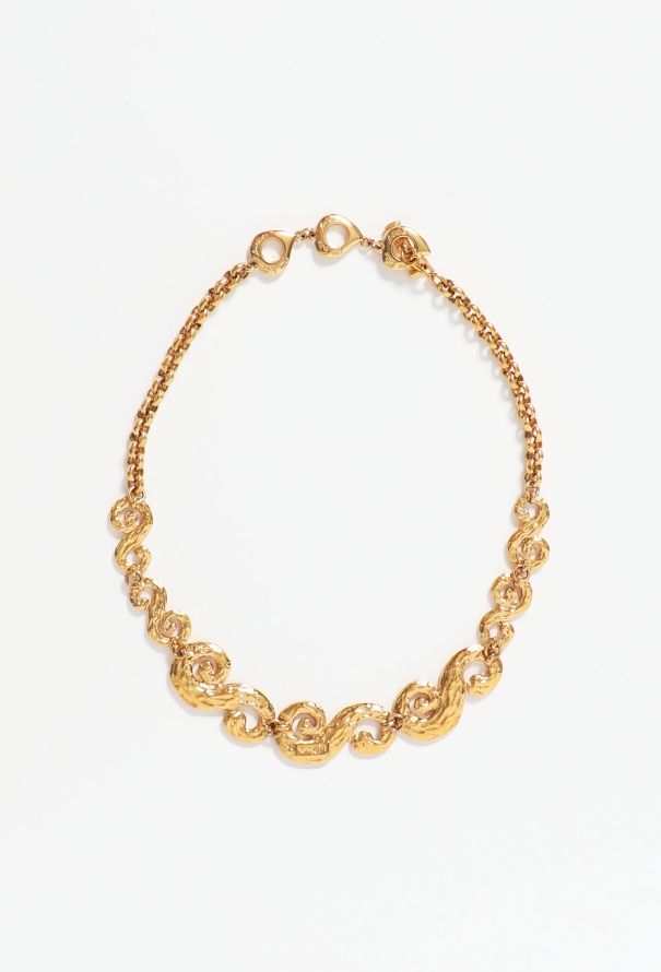 Saint Laurent Vintage Arabesque Collar Necklace - 3