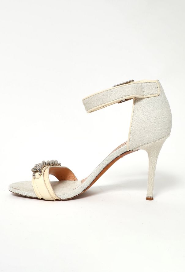 Céline S/S 2011 Pony Hair Chain Sandals - 6