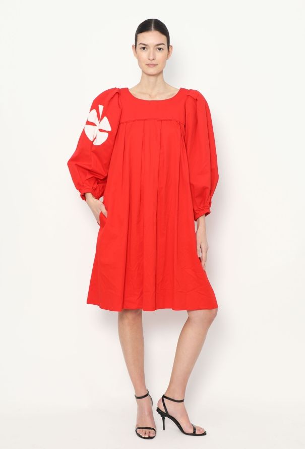 Saint Laurent S/S 1990 Pleated Tunic Dress - 4