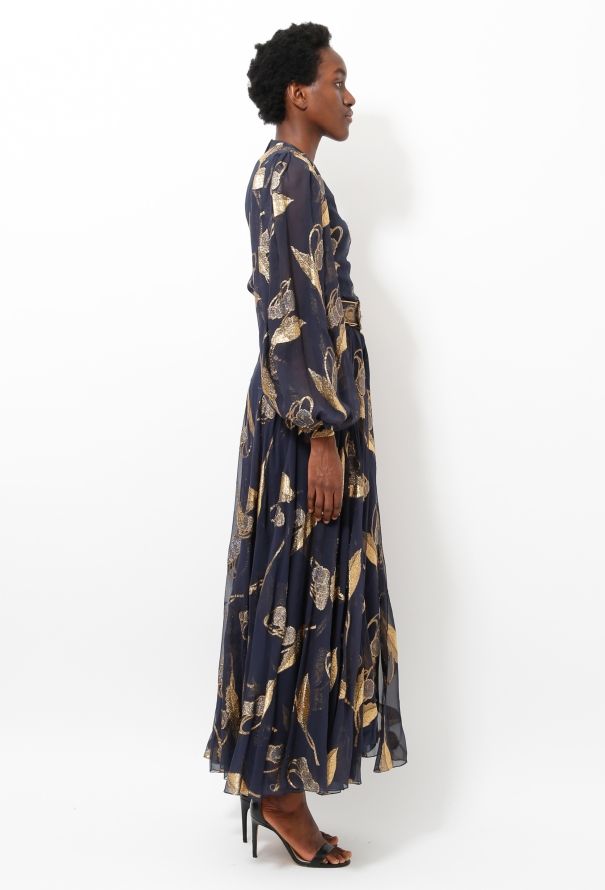 Galanos '80s Lamé Embroidered  Ensemble - 7