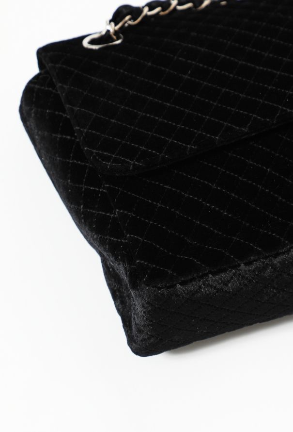 Chanel Velvet Medium Timeless Bag - 8