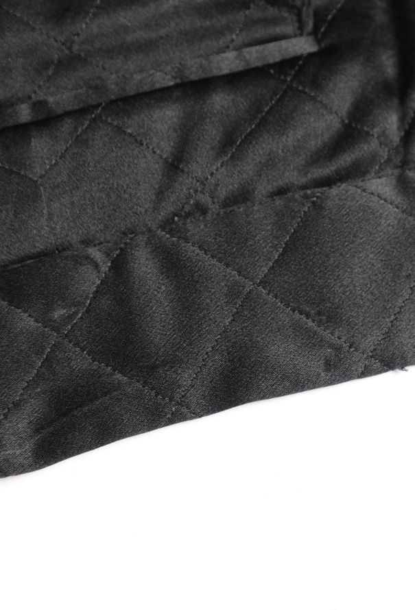 Chanel Vintage Quilted Silk Skirt - 7