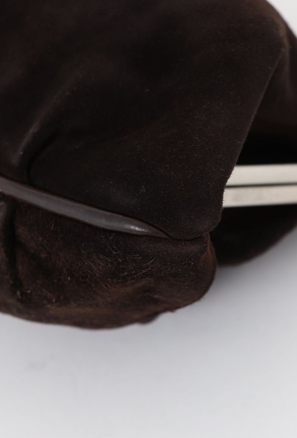 Cesare Puccini Suede Clutch - 10