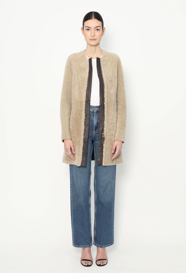 Céline Pre-Fall 2010 Shearling Coat - 1