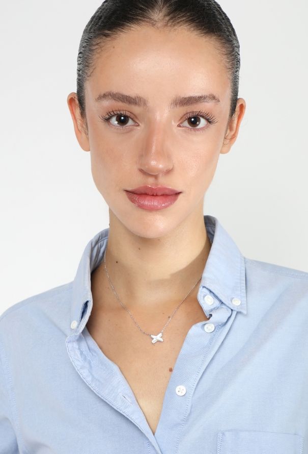 Chaumet 18K White Gold & Diamond Jeux de Liens Necklace - 4