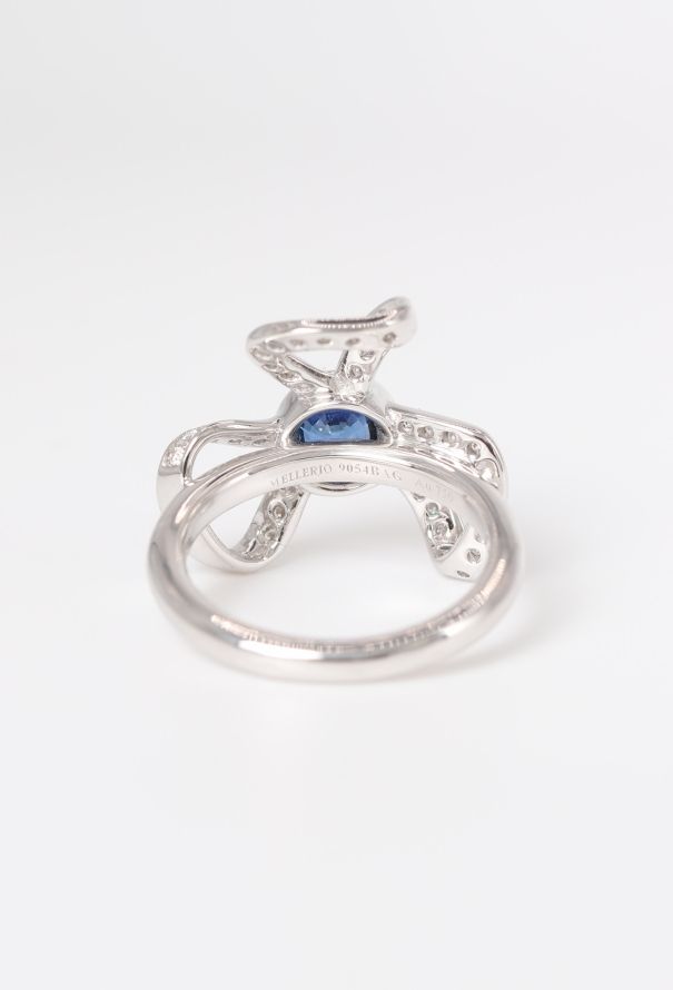 Mellerio 18k Gold, Diamond & Sapphire Marie Antoinette Ring - 5