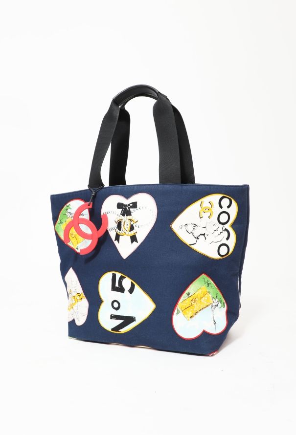 Chanel Coco Hearts Tote Bag - 3