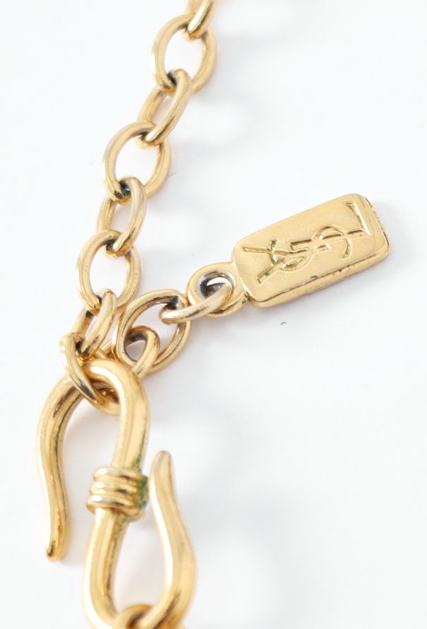 Saint Laurent Early '90s Chainlink Heart Necklace - 5