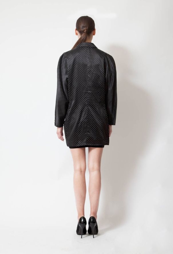 Gianni Versace 80's Polka Dot Blazer - 3