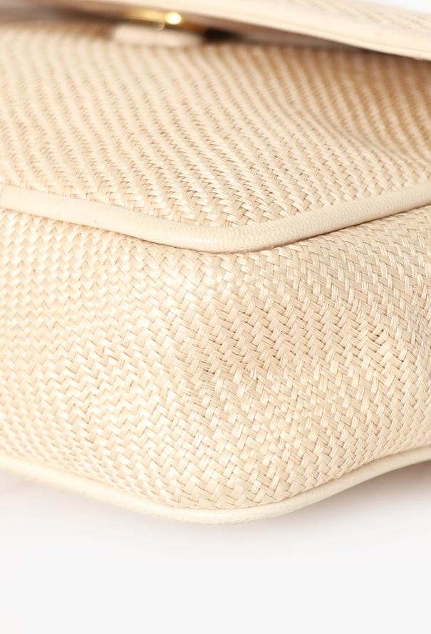 Chanel '80s Raffia Mini Flap Bag - 9
