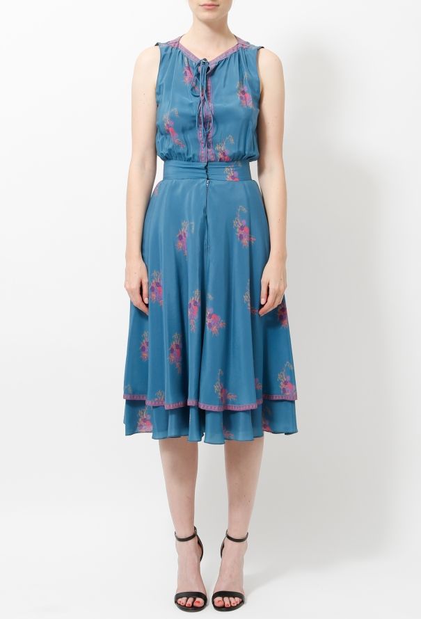 Ted Lapidus '70s Floral Print Day Dress - 3