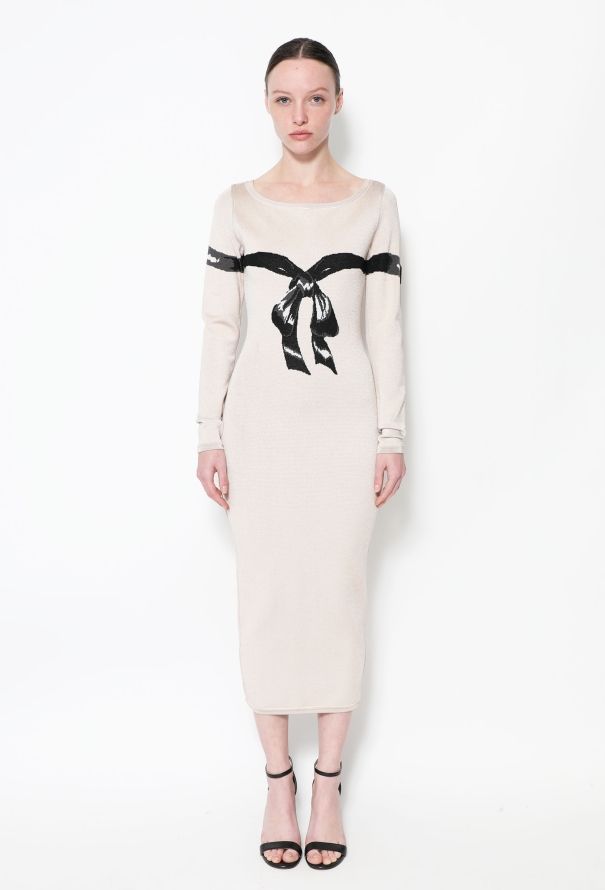 Alaïa ICONIC F/W 1992 Ribbon Knit Dress - 1