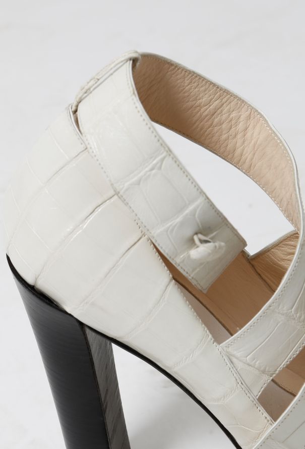 Gucci F/W 2001 Crocodile Heels - 11