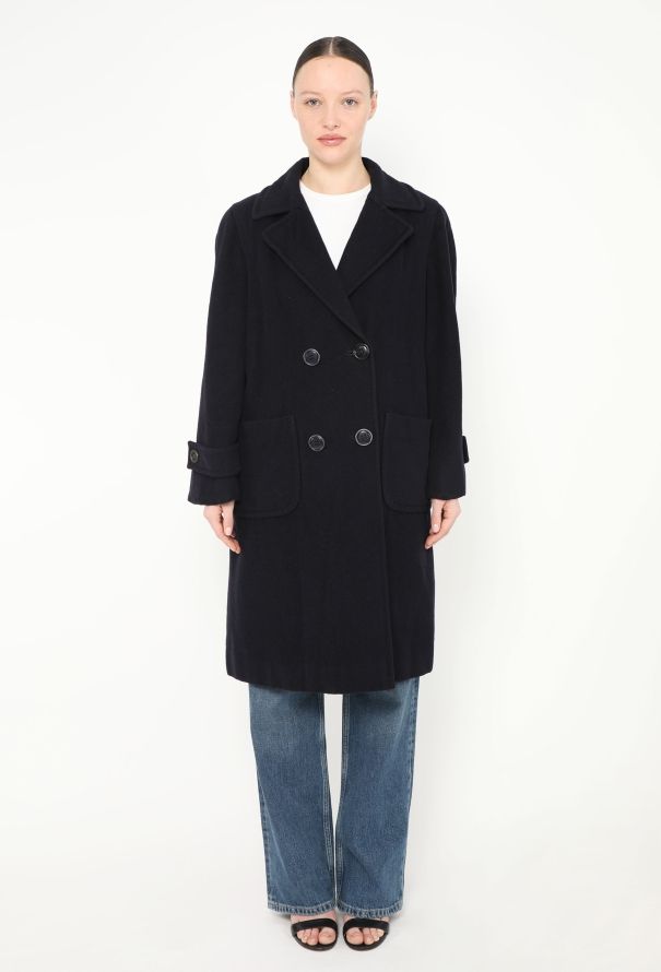 Céline Vintage Vicuña Wool Coat - 3