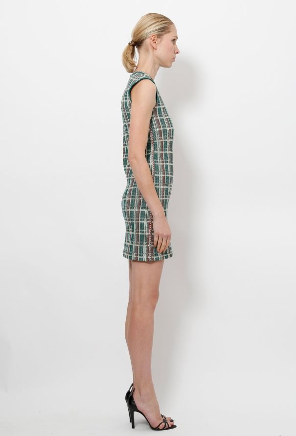 Céline S/S 2014 Tartan Dress - 4