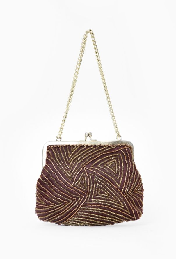 Sequined Mini Evening Bag - 4