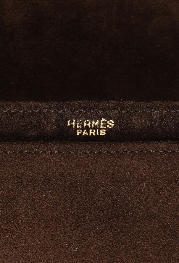 Hermès Brown Doblis Coins d'Or Clutch - 12