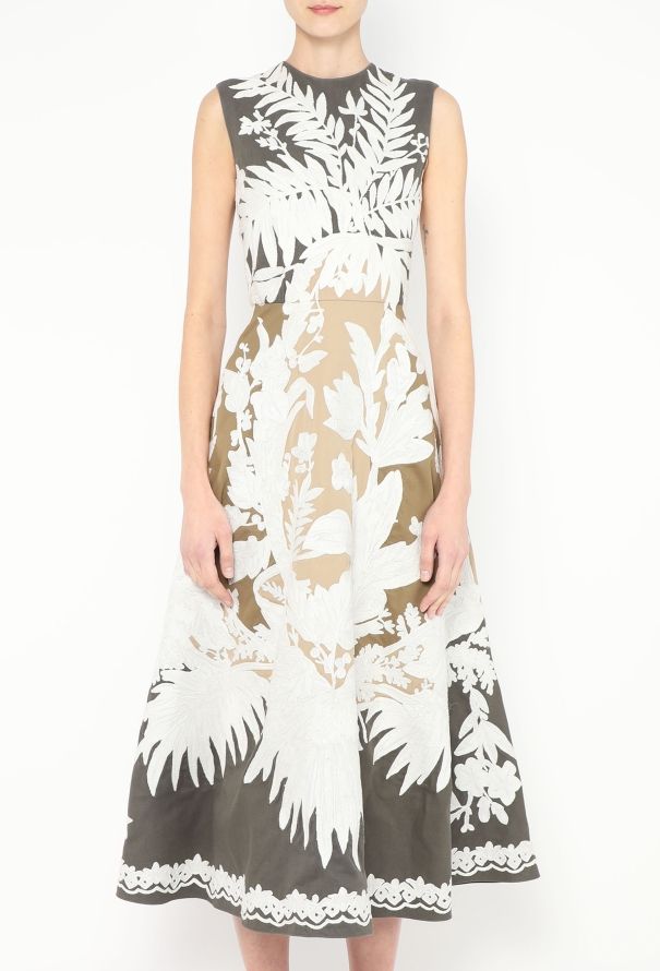 Valentino Resort 2018 Floral Embroidered Dress - 3