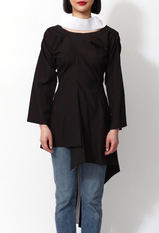 Comme des Garçons 1994 Ruffled Asymmetrical Dress - 1