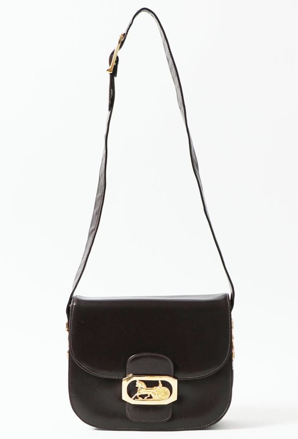Céline '70s Brown Calèche Bag - 1