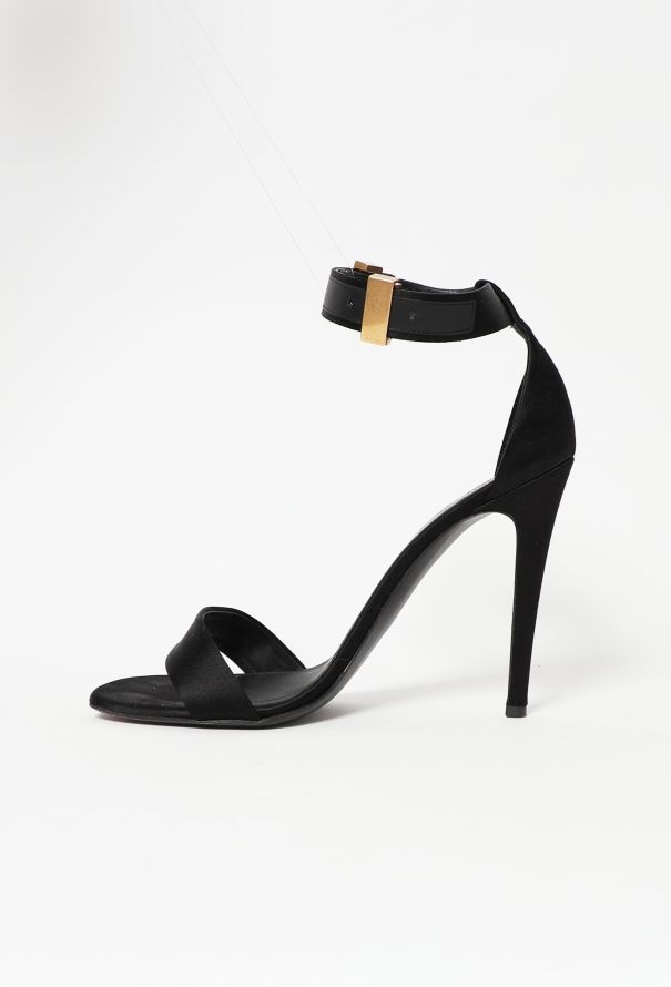 Céline Classic Satin Sandals - 4