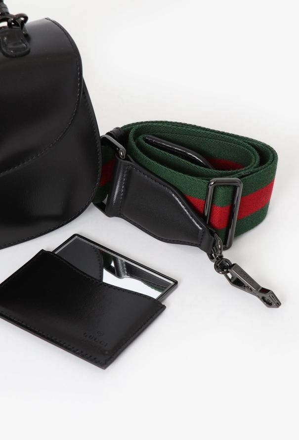 Gucci Black Bamboo 1947 Bag - 14