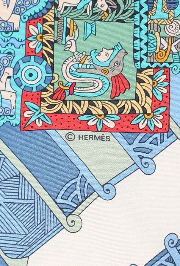 Hermès Vintage 'Astres et Soleil' 90cm Silk Scarf - 6