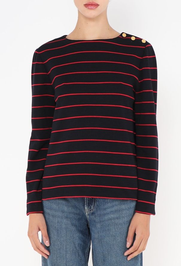 Chanel 1985 Marinière 'CC' Top - 1