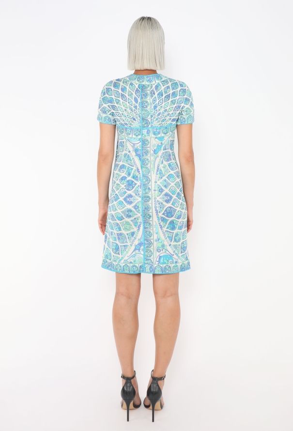 Emilio Pucci '70s Printed Silk A-Line Dress - 4