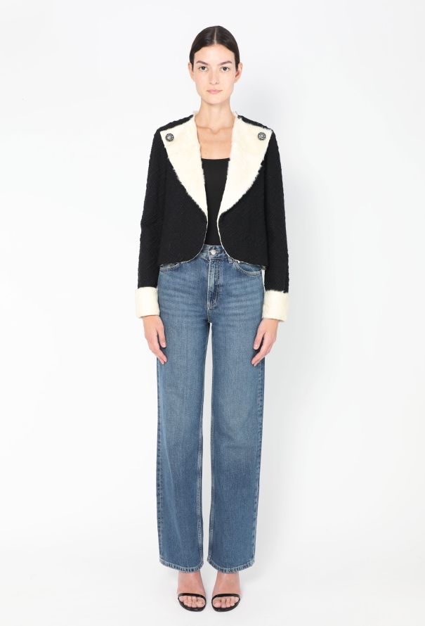 Chanel 2009 Embroidered Fur-Lined Jacket - 3