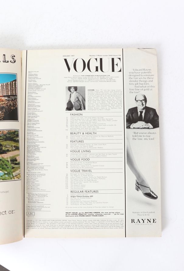 VOGUE UK January 1977 Elizabeth Taylor Issue - 3