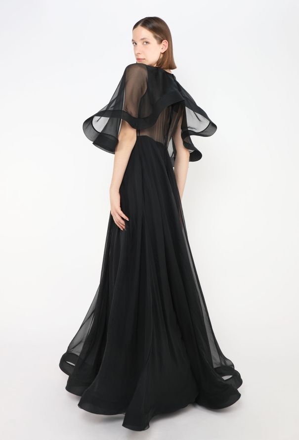 Valentino Couture Spring 2010 Silk Cape Gown - 1
