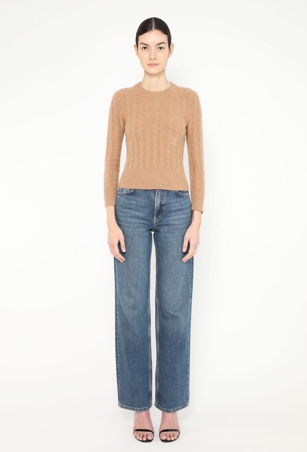 Céline Pre-Fall 2011 Cable-Knit Triomphe Sweater - 3