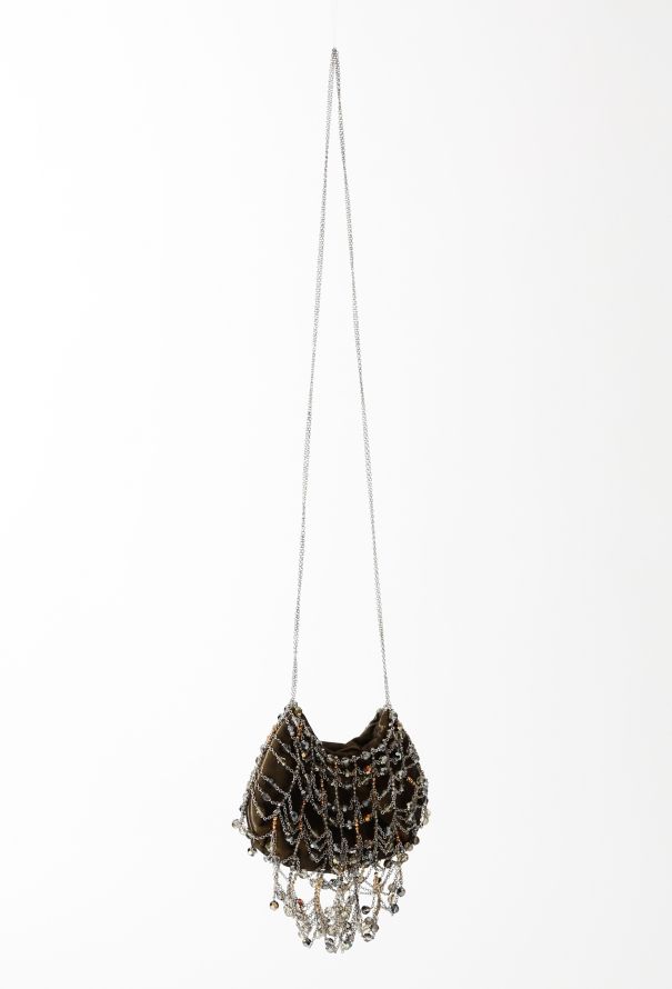 2000s Swarovski Couture Beaded Purse - 4