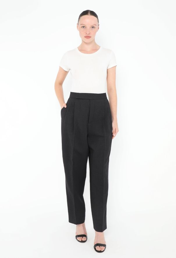 Céline F/W 2018 Tapered Pleated Trousers - 4