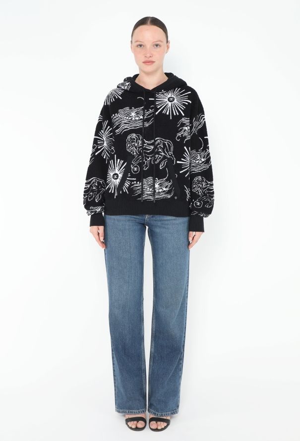 Chanel 2022 Terrycloth Graphic Hoodie - 3