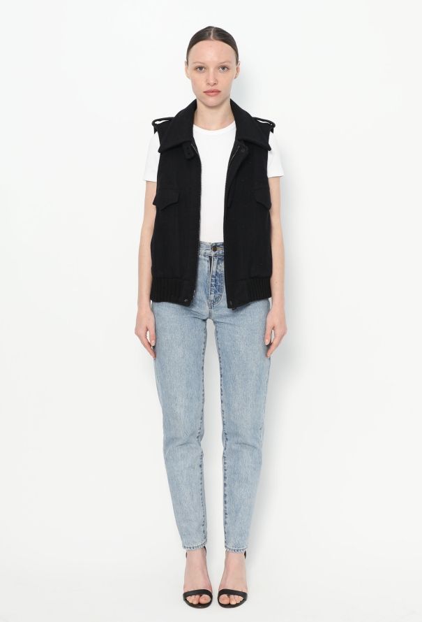 Balenciaga F/W 2002 Padded Bomber Vest - 5