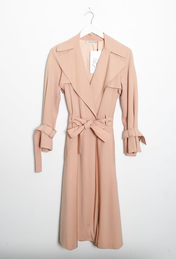 Ted Lapidus ‘70s Twill Belted Trench Coat - 12