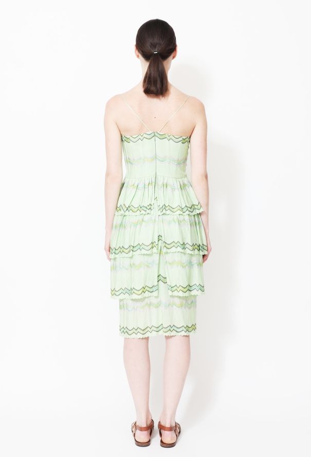 Missoni Tiered Zig Zag Knit Dress - 3