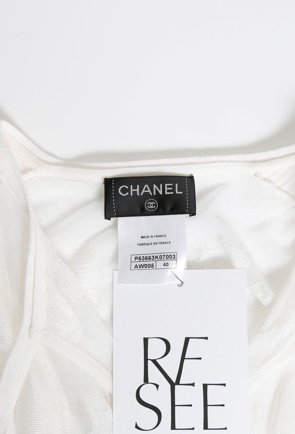 Chanel 2016 Embroidered 'CC'  Flared Dress - 5