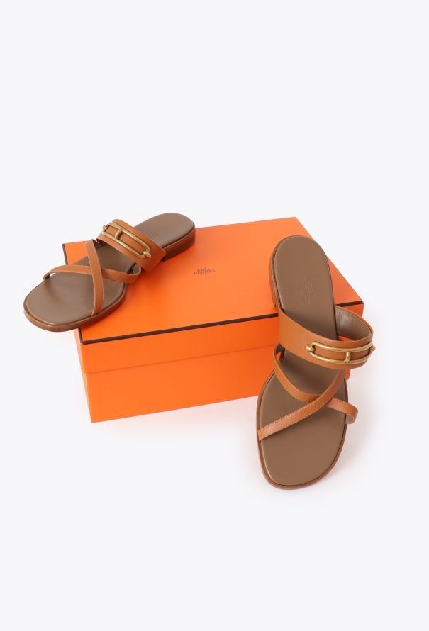 Hermès 2024 Calfskin Claire Sandals - 6