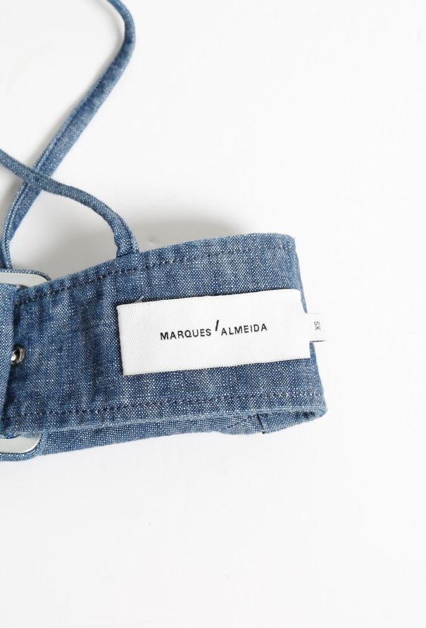Marques Almeida S/S 2016 Denim Bralette - 4