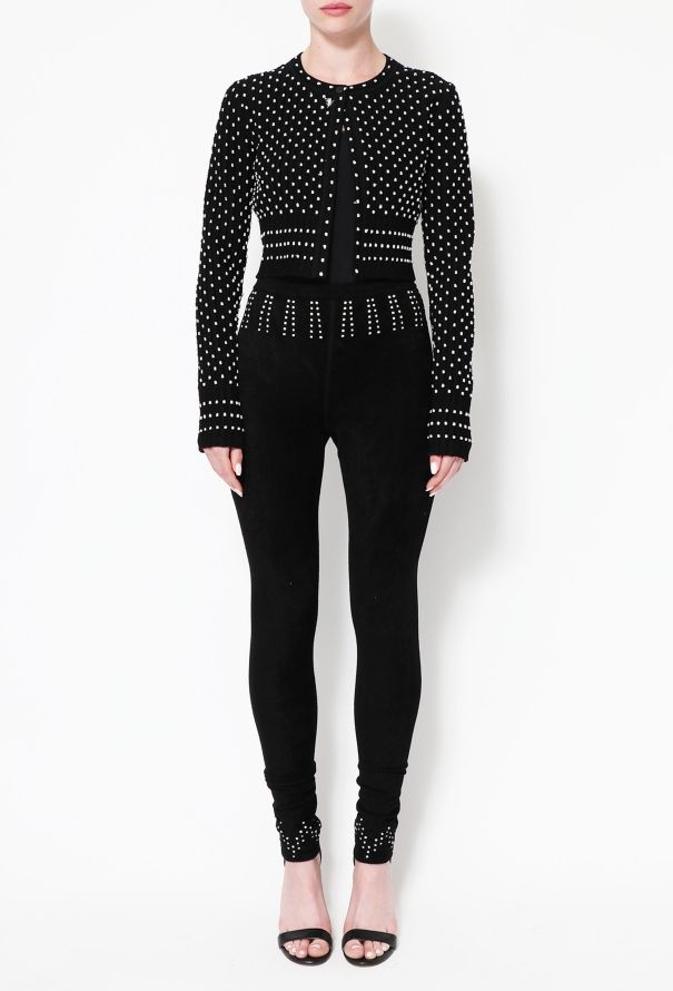 Alaïa F/W 2013 Trompe l'Oeil Chenille Ensemble - 3