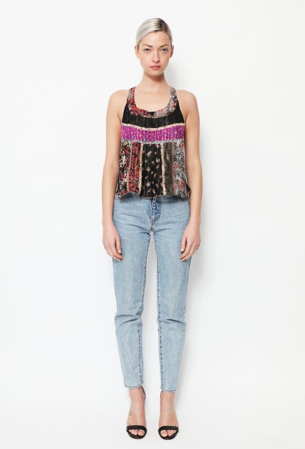 Balenciaga Collector S/S 2002 Le Dix Patchwork Tank - 3