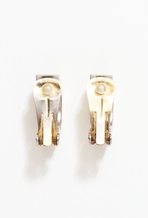 Balenciaga Vintage Chainmail Clip Earrings - 4
