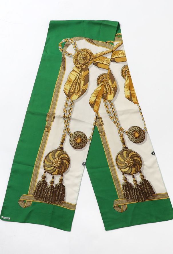 Hermès Vintage 'Frontaux et Corcades' Silk Scarf - 2