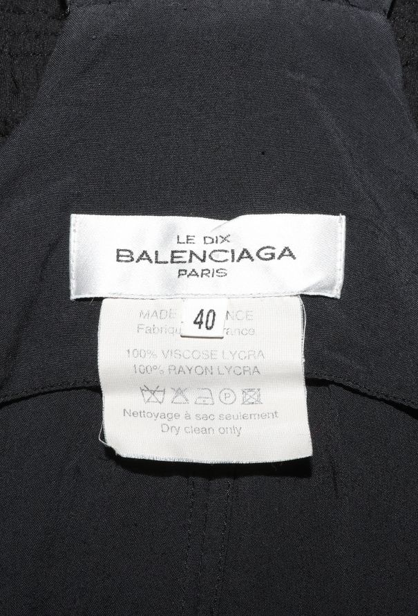 Balenciaga ICONIC S/S 2002 Le Dix Ruched Cargo Dress - 6