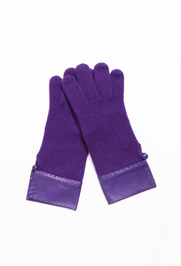 Hermès Cashmere Lambskin Gloves - 1