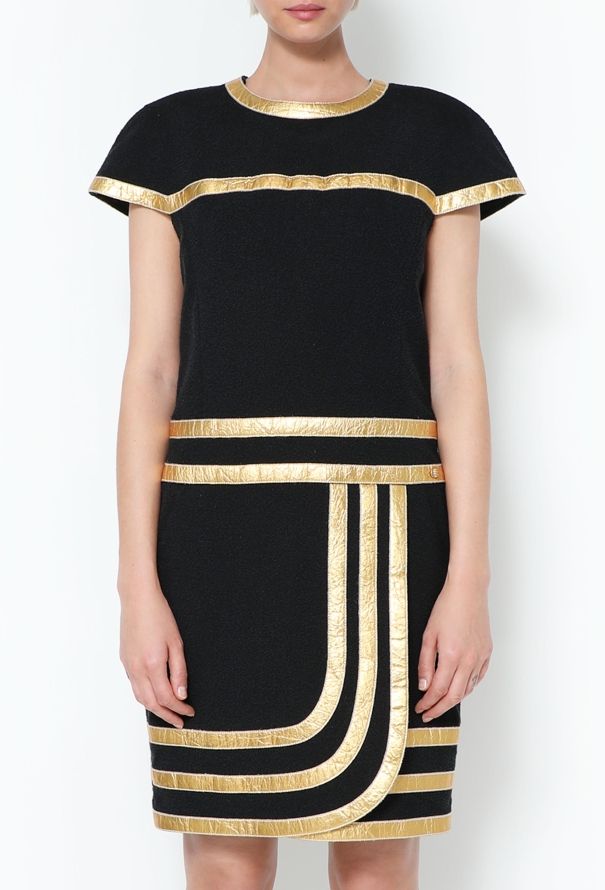 Chanel Pre-Fall 2019 Bouclé Trim Dress - 3